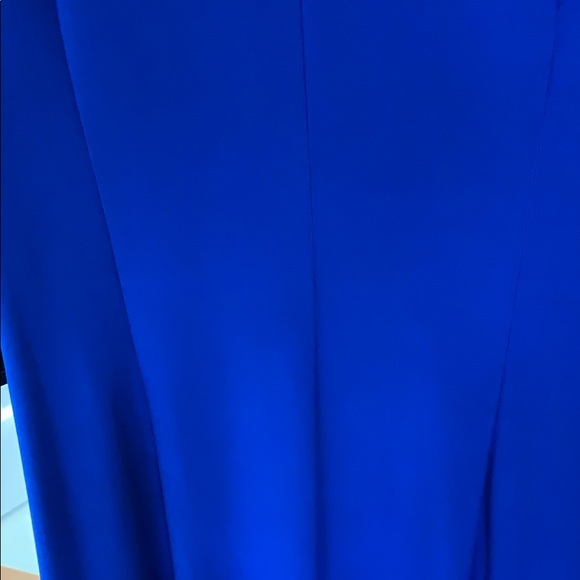 Evan-Picone Black Label Sapphire Blue Dress - Picture 5 of 8